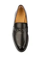 Leather Horsebit Loafers