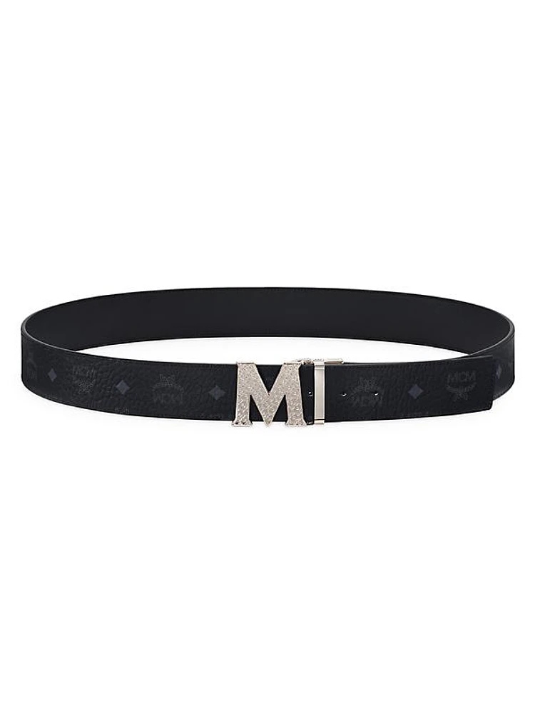 Claus Reversible Logo Engraved Belt