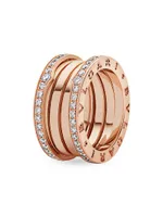 B.zero1 18K Rose Gold & Diamond Ring