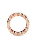 B.zero1 18K Rose Gold & Diamond Ring