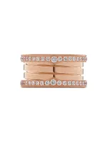 B.zero1 18K Rose Gold & Diamond Ring