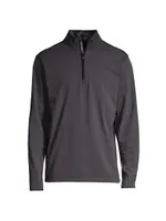 Tate Mockneck Quarter-Zip Top