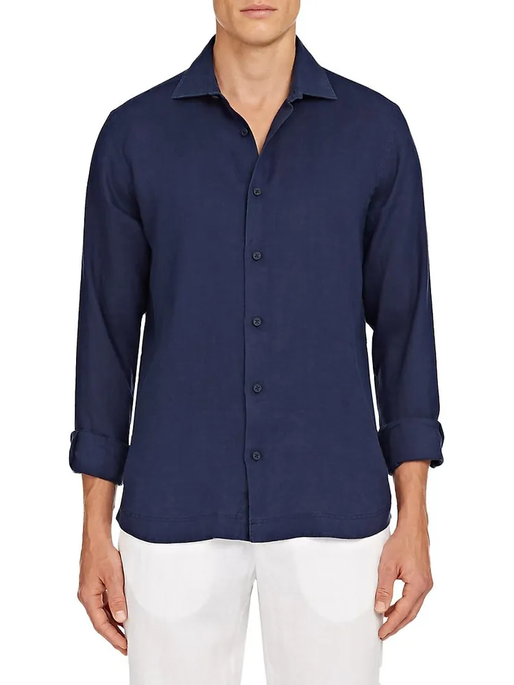 Giles Smart Linen Shirt