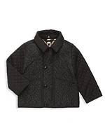 Baby's & Little Kid's Giaden Quilted Monogram Jacket