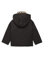 Baby's & Little Kid's Giaden Quilted Monogram Jacket