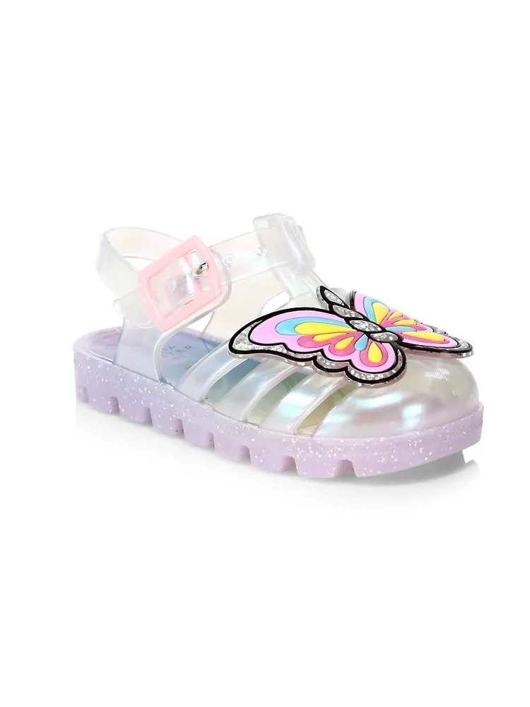 Baby Girl's & Little Unicorn Jelly Sandals