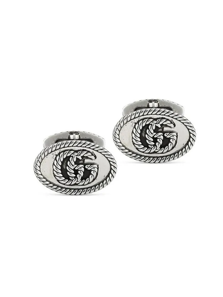 GG Marmont Sterling Silver Cufflinks