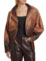 Dylan Leather Biker Jacket