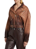 Dylan Leather Biker Jacket