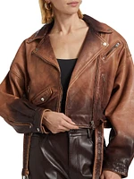 Dylan Leather Biker Jacket