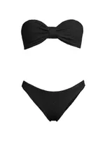 Jean Bow Two-Piece Bikini Set