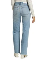 90s High-Rise Loose Straight Jeans