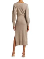 Skyla Loungewear Knit Wrap Dress