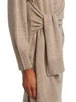 Skyla Loungewear Knit Wrap Dress