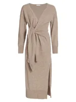 Skyla Loungewear Knit Wrap Dress