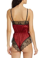 La Reve Silk Charmeuse Teddy