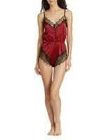 La Reve Silk Charmeuse Teddy