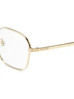 Gucci Logo 52MM Optical Glasses
