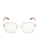 Gucci Logo 52MM Optical Glasses