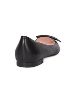 Gommettine Leather Flats