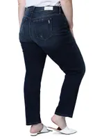 Mid-Rise Slim-Fit Jeans