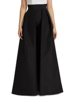 Convertible Collection Silk Cigarette Pants & Skirt