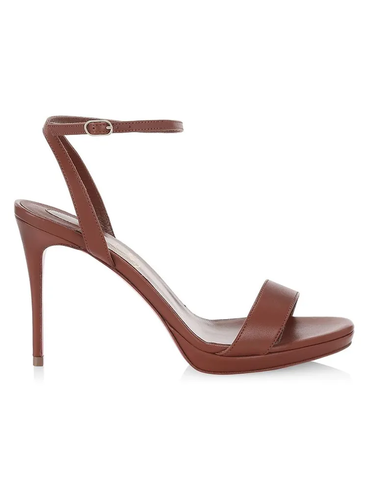 Loubi Queen 120 Leather Sandals