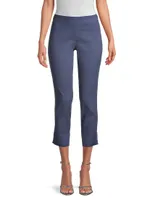 Side Zip Capri Pants