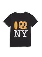 Little Kid's & Hot Dog Pretzel NY T-Shirt