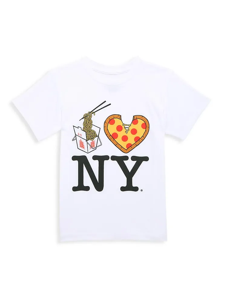 Little Kid's & Lo Mein Pizza NY T-Shirt