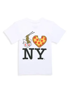 Little Kid's & Lo Mein Pizza NY T-Shirt