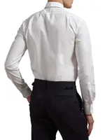 Aston Poplin Tuxedo Shirt