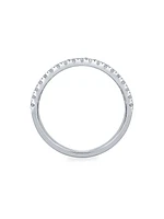 Splash 18K White Gold & Diamond 4-Row Ring