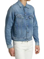 Slim-Fit Denim Trucker Jacket