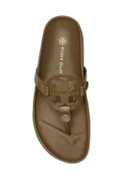 Miller Cloud Leather Thong Sandals