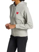 Heart Back Zip Hoodie