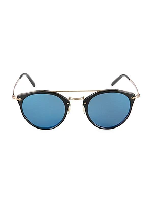 Remick 50MM Round Sunglasses