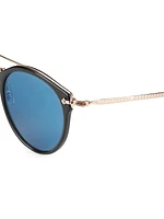 Remick 50MM Round Sunglasses