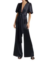 Eden Tie-Waist Wide-Leg Jumpsuit