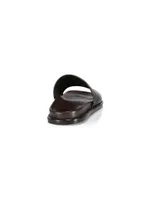 Palma Leather Slide Sandals