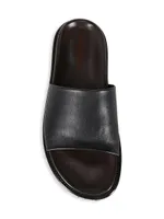 Palma Leather Slide Sandals