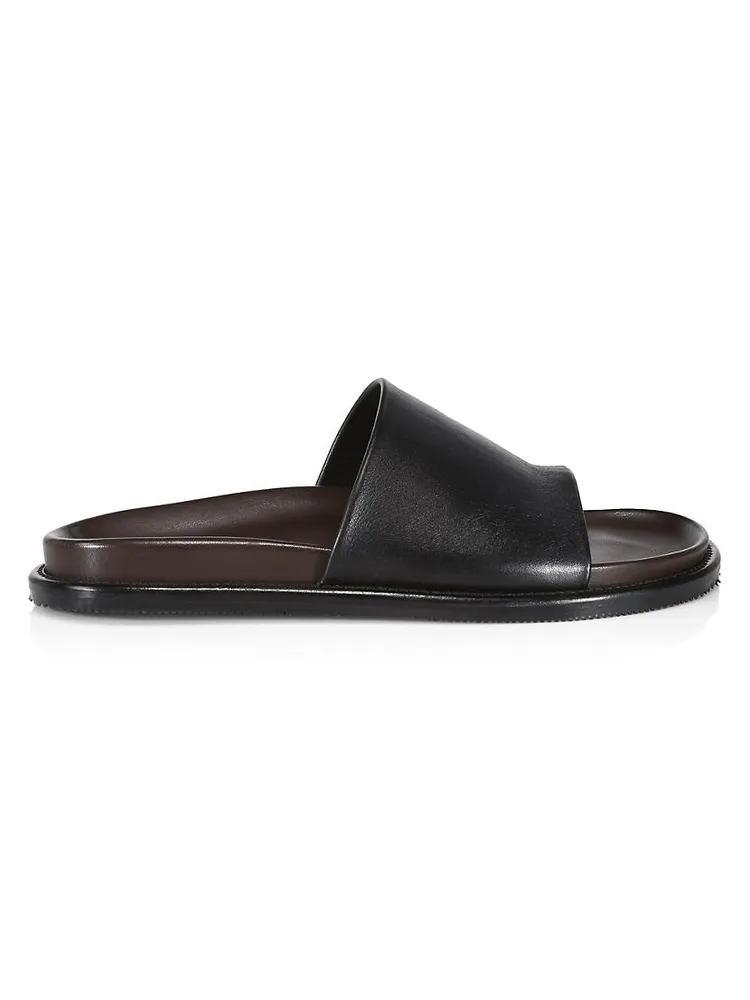 Palma Leather Slide Sandals