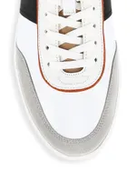 Men's Cassetta 68C Leather & Suede Sneakers