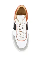 Men's Cassetta 68C Leather & Suede Sneakers