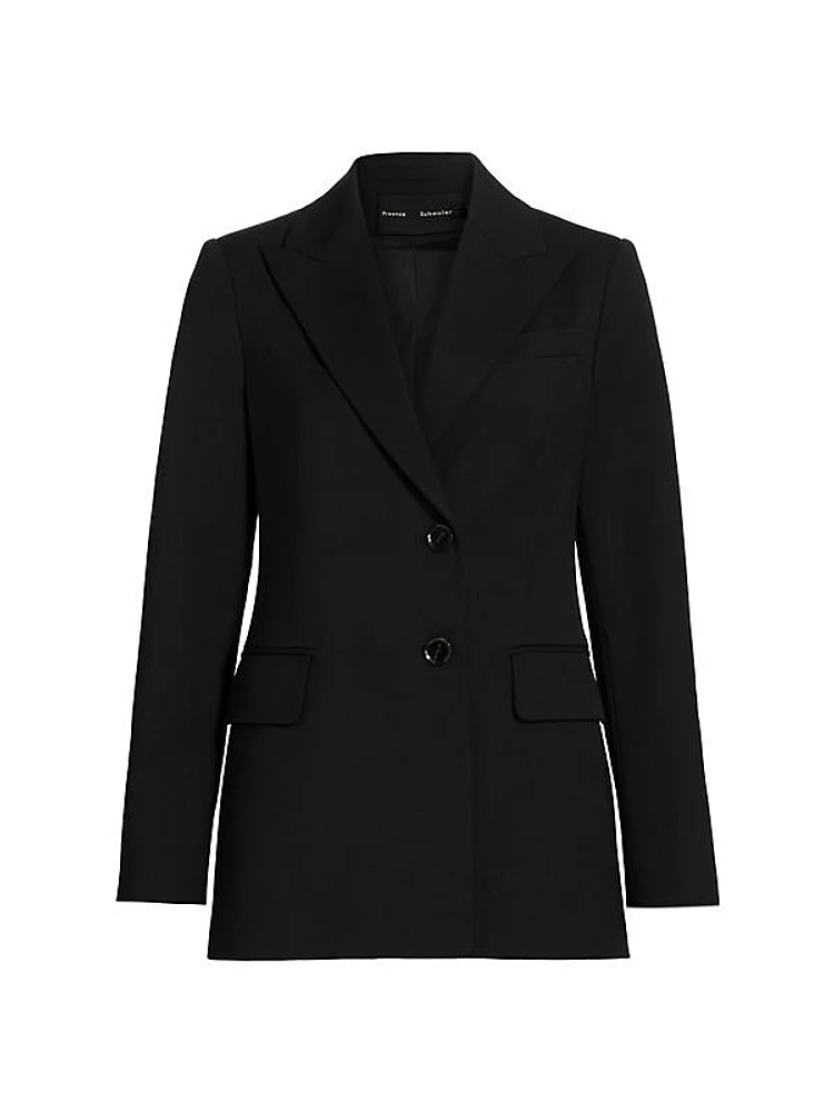 Wool-Blend Suiting Core Blazer