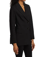 Wool-Blend Suiting Core Blazer