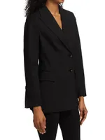 Wool-Blend Suiting Core Blazer