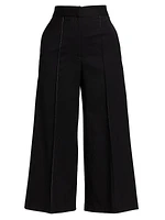 Stretch-Wool Suiting Culottes