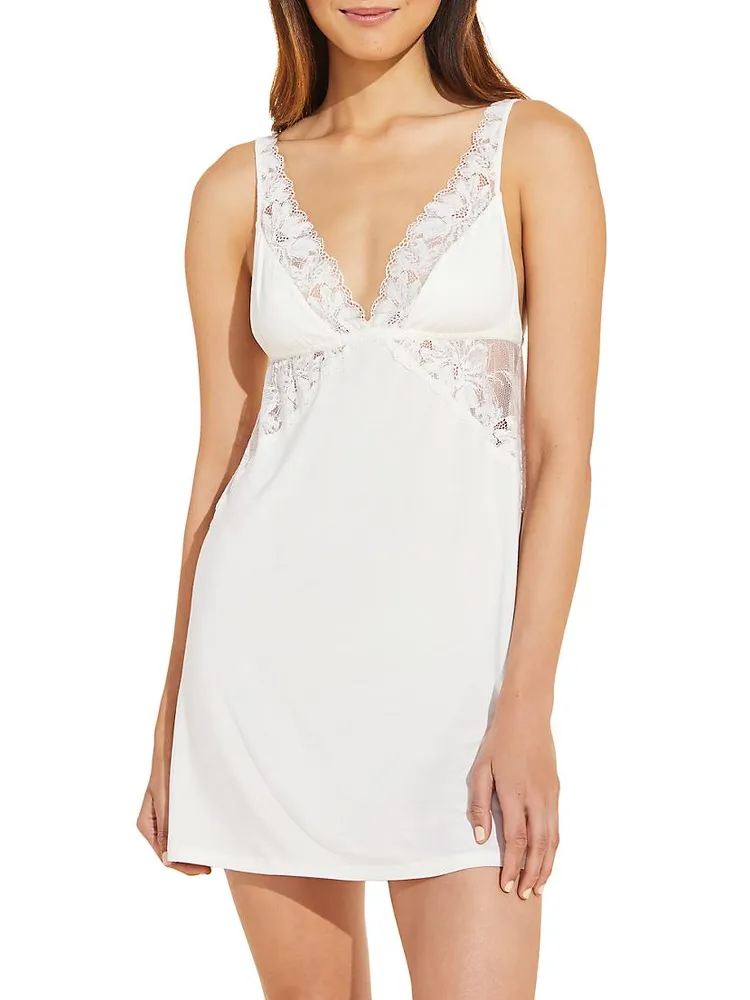 Rosalia Lace-Trim Chemise