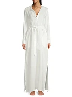 Linen Maxi Shirtdress